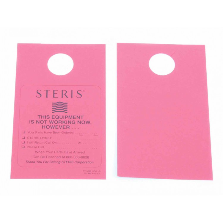 Tool, Lockout Tags (10 pcs), Red "Equipment Not Working" P764338-510